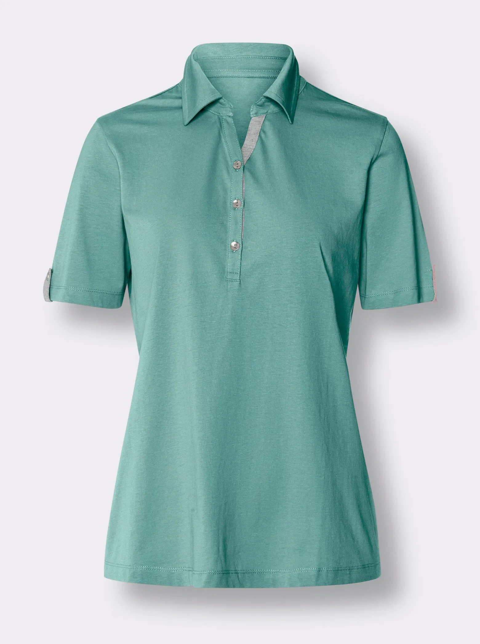 Poloshirt mit Kontrasten