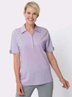 Poloshirt mit Kontrasten