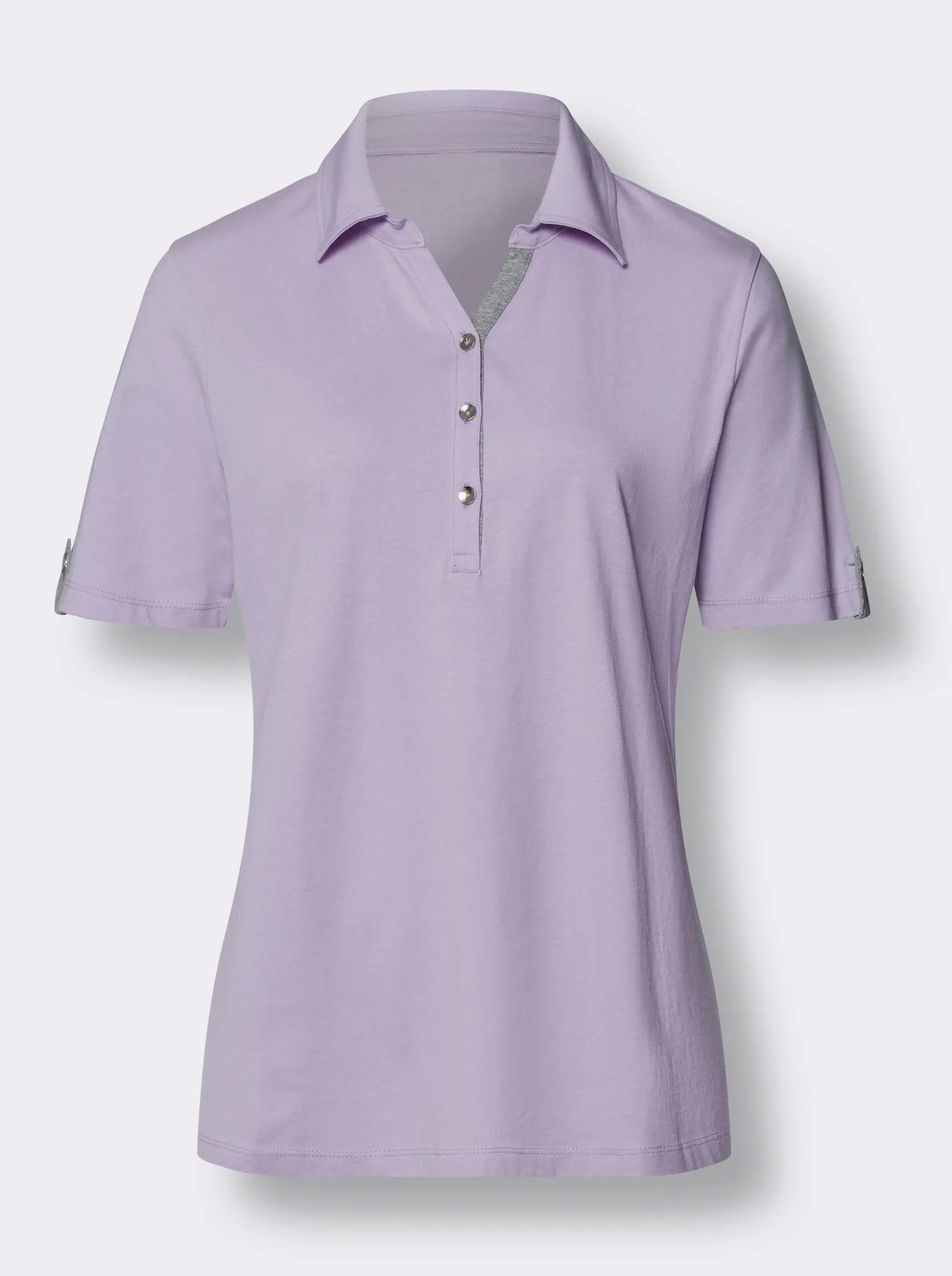 Poloshirt mit Kontrasten