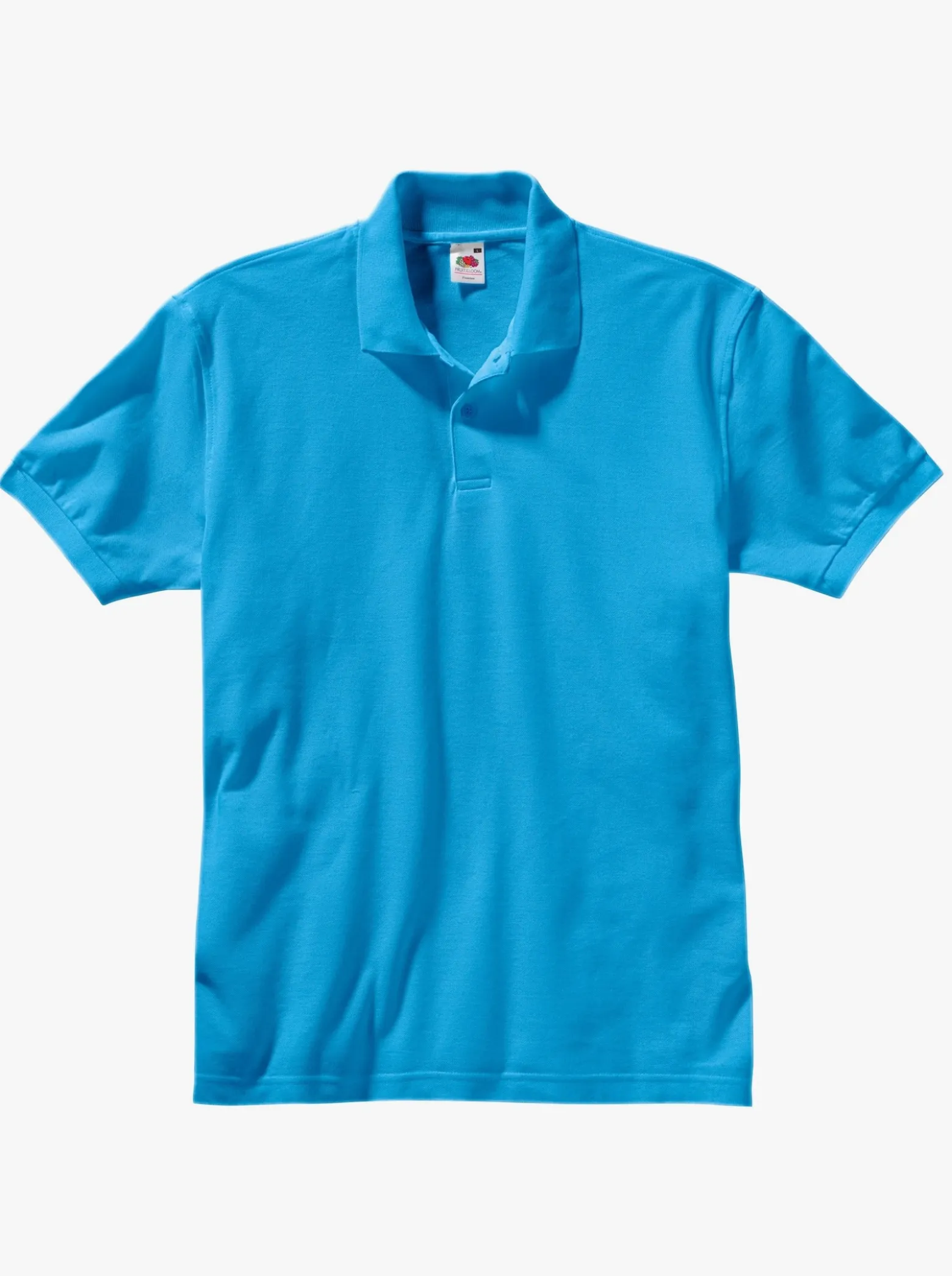 Poloshirt mit kurzer Knopfleiste