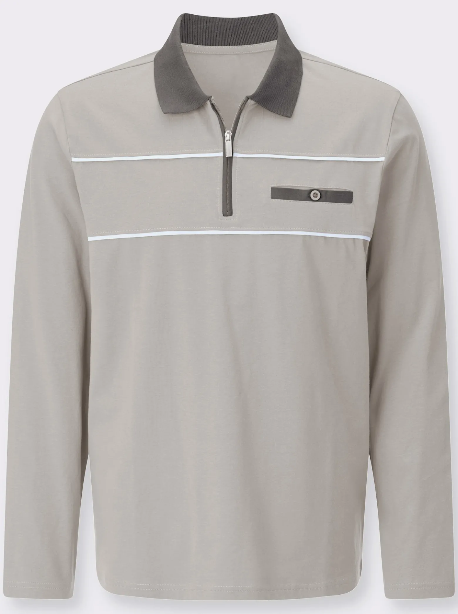 Poloshirt mit langen Ärmeln