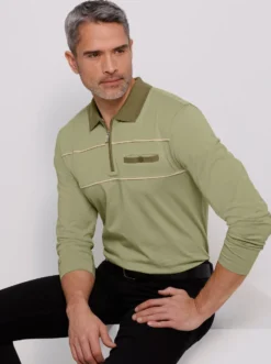 Poloshirt mit langen Ärmeln