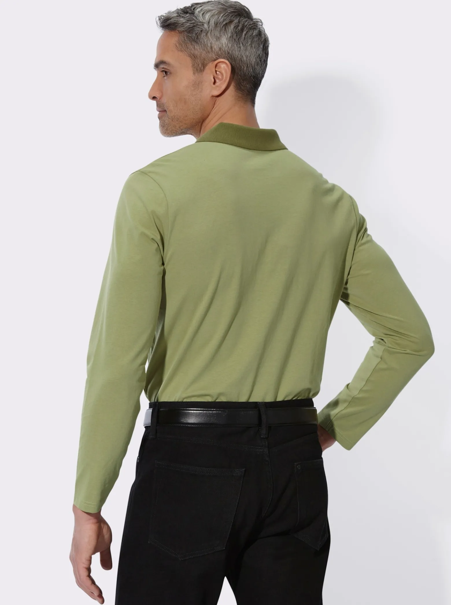 Poloshirt mit langen Ärmeln