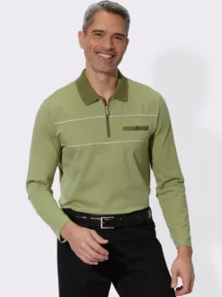 Poloshirt mit langen Ärmeln