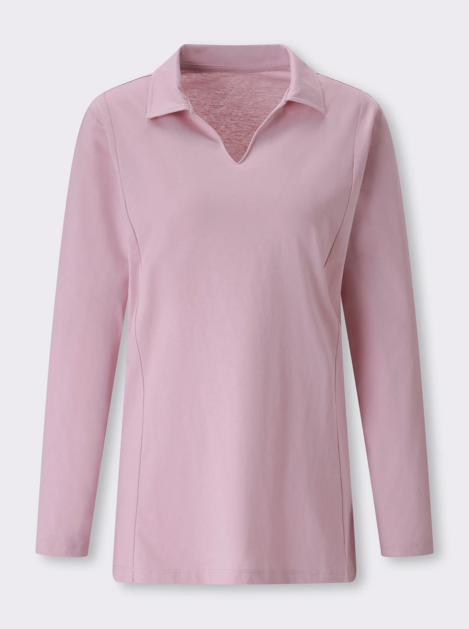 Poloshirt mit Seitenschlitzen