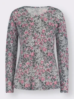 Print-Shirt in Jersey-Qualität