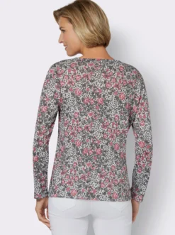 Print-Shirt in Jersey-Qualität