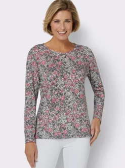 Print-Shirt in Jersey-Qualität