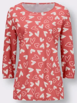 Print-Shirt mit herzigem Druck