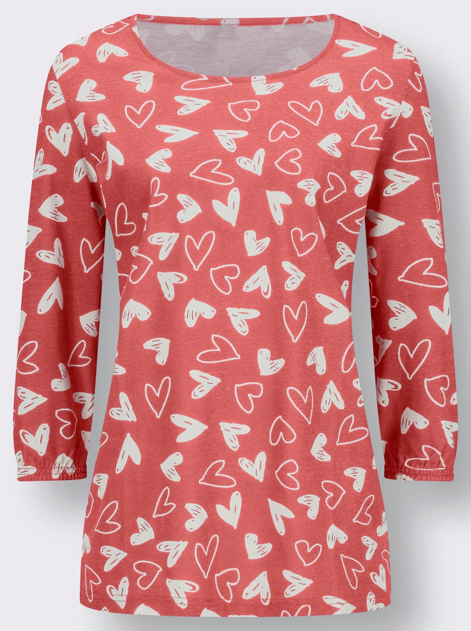 Print-Shirt mit herzigem Druck