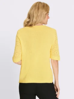 Pullover mit halblangen Ärmeln