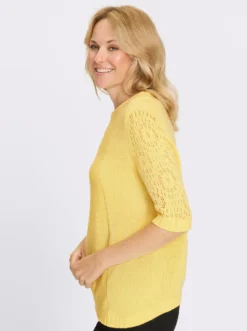 Pullover mit halblangen Ärmeln