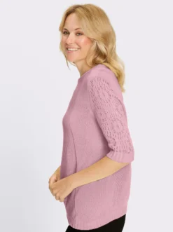 Pullover mit halblangen Ärmeln