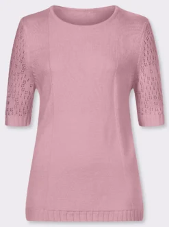 Pullover mit halblangen Ärmeln
