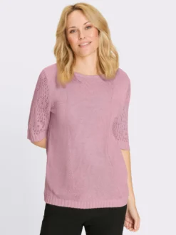 Pullover mit halblangen Ärmeln
