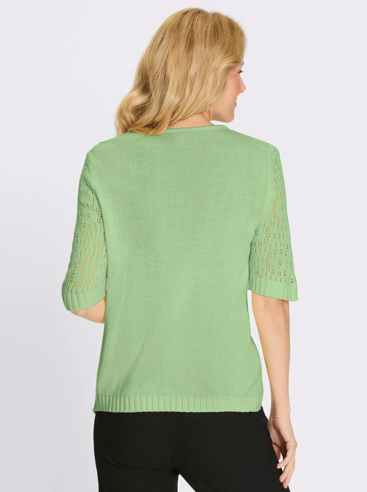 Pullover mit halblangen Ärmeln
