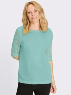 Pullover mit halblangen Ärmeln