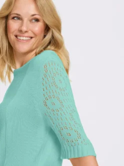 Pullover mit halblangen Ärmeln