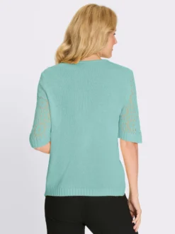 Pullover mit halblangen Ärmeln