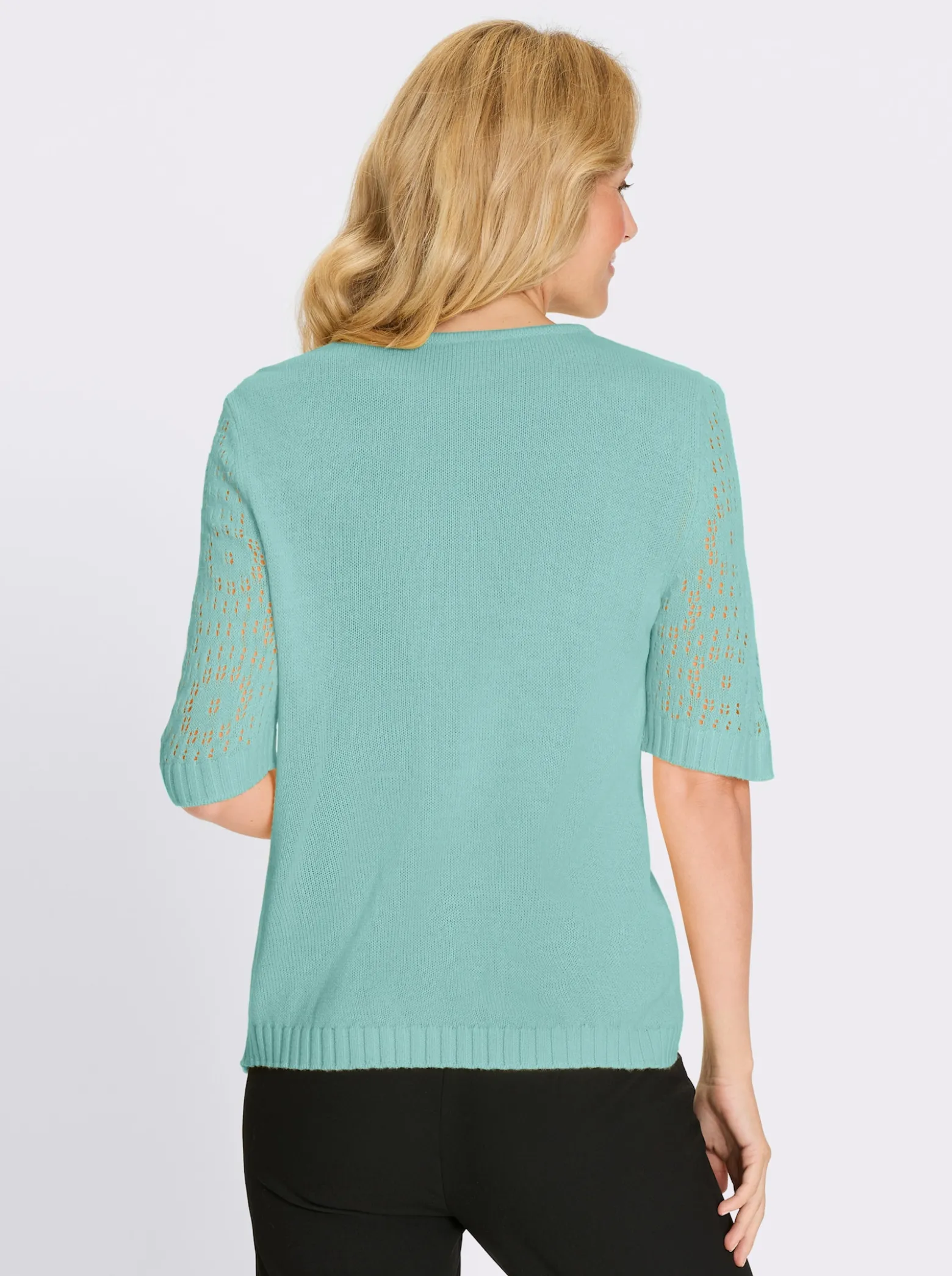 Pullover mit halblangen Ärmeln