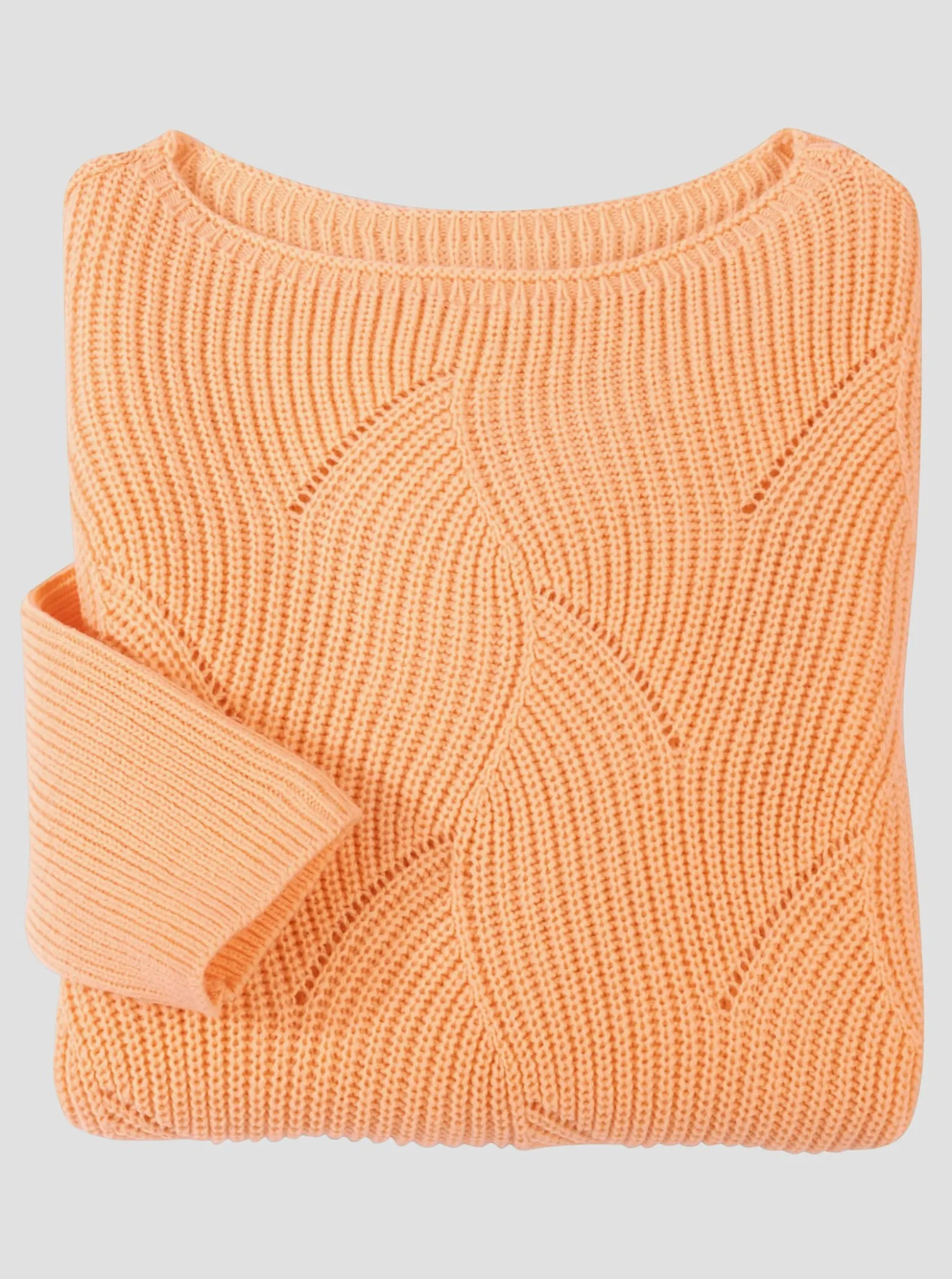 Pullover mit U-Boot-Ausschnitt