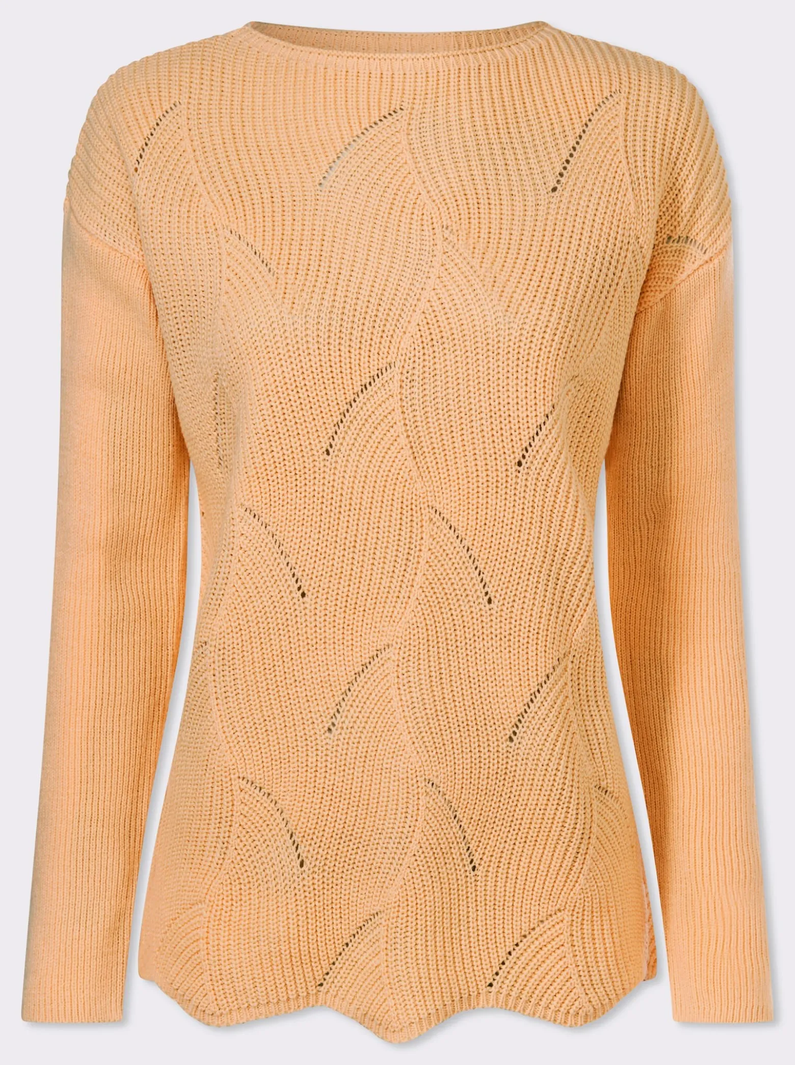Pullover mit U-Boot-Ausschnitt