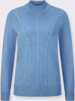 Pullover mit Zopfmuster