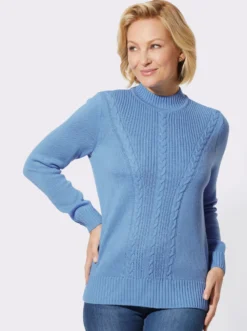 Pullover mit Zopfmuster