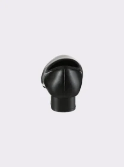 Pumps aus Leder-Imitat, Weite F