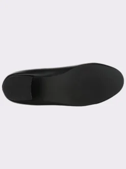 Pumps aus Leder-Imitat, Weite F
