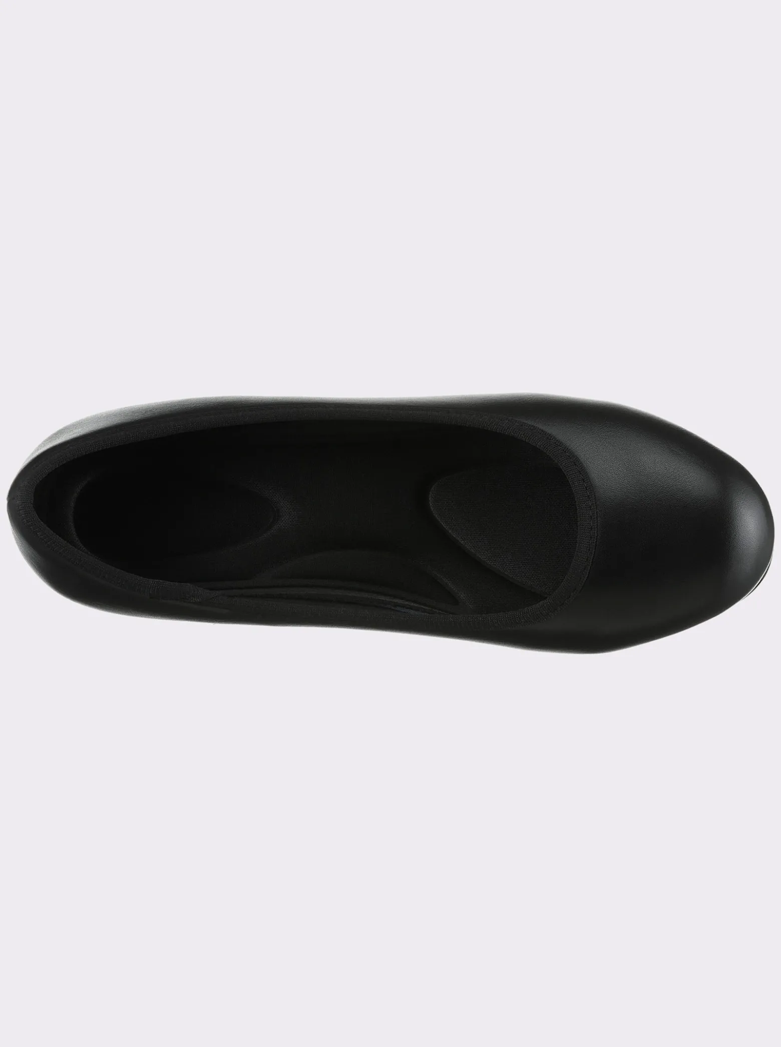 Pumps aus Leder-Imitat, Weite F