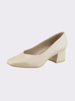 Pumps mit Blockabsatz
