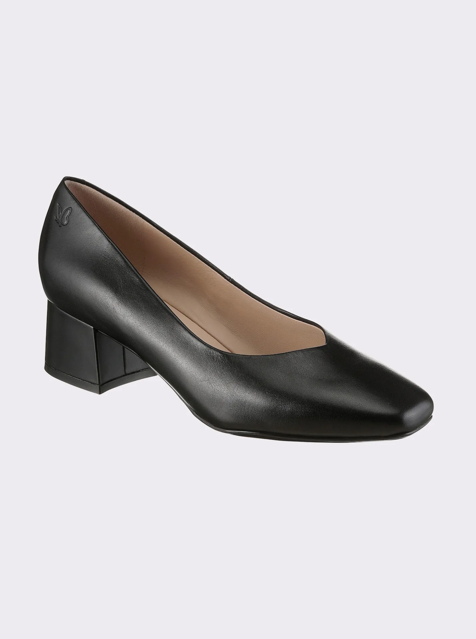 Pumps mit Blockabsatz