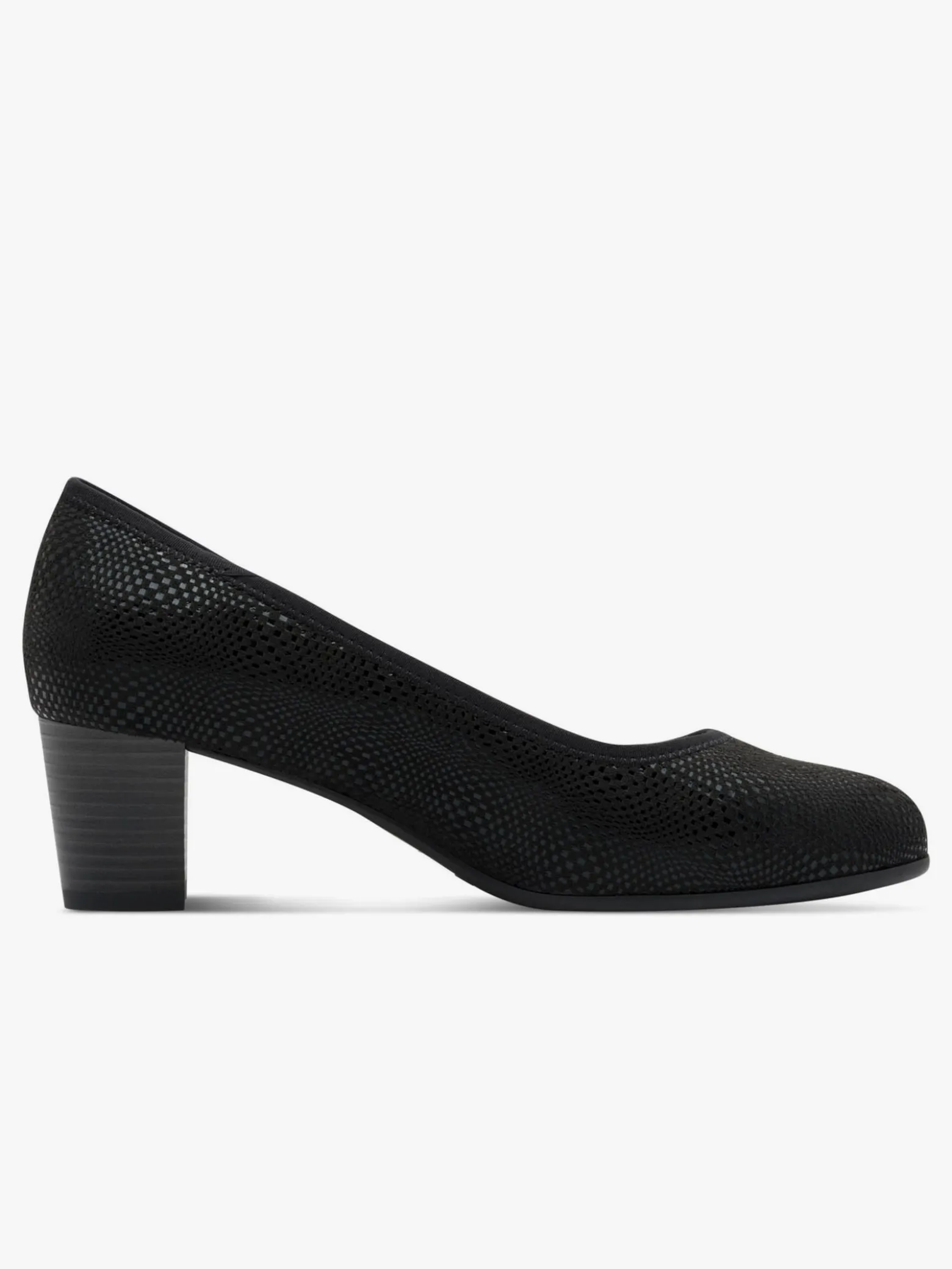 Pumps mit Reptil-Prägung