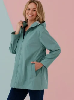 Regenjacke im Oversize-Schnitt
