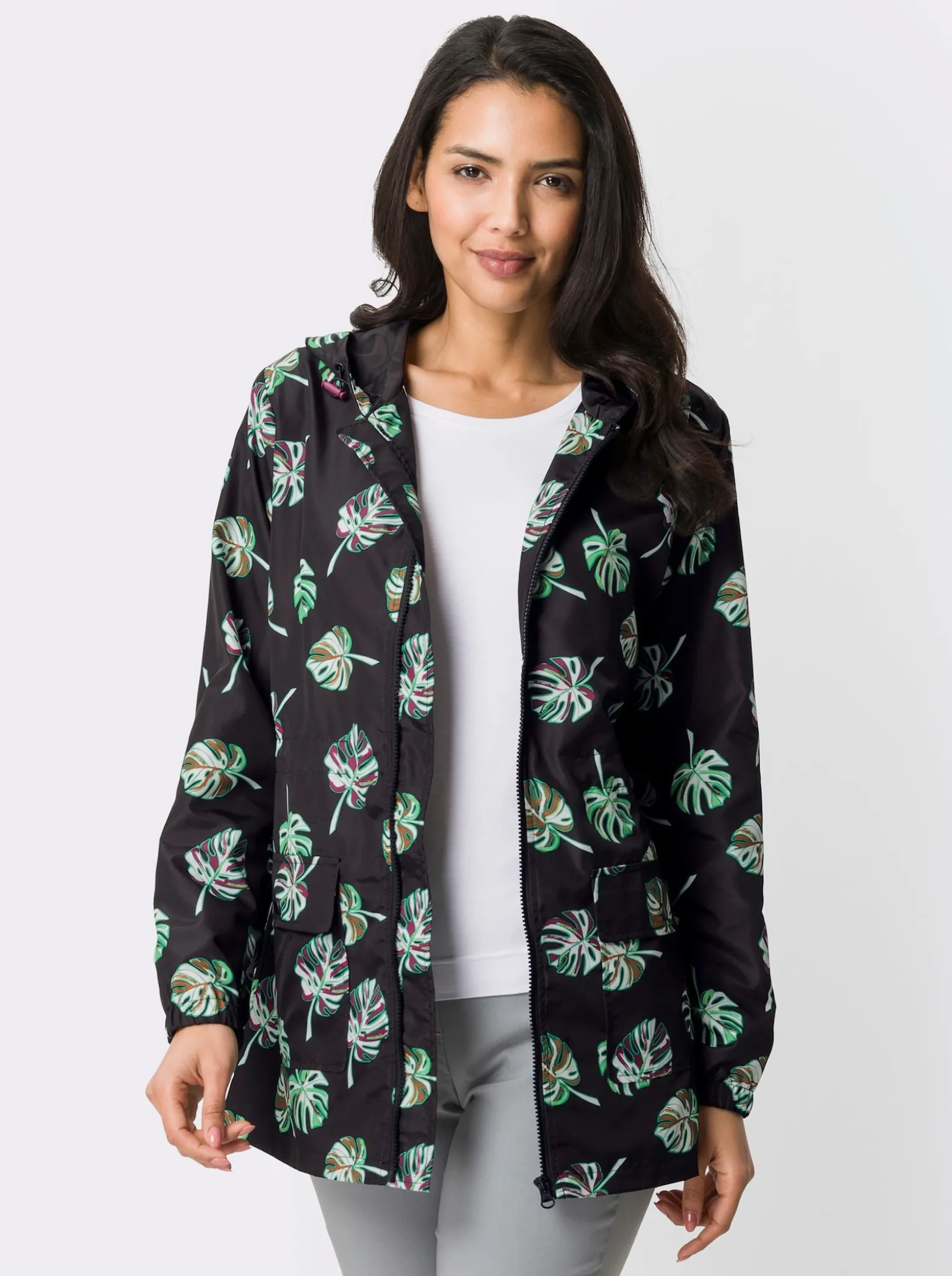 Regenjacke mit Innenfutter