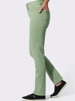 Röhrenjeans in Twill-Qualität