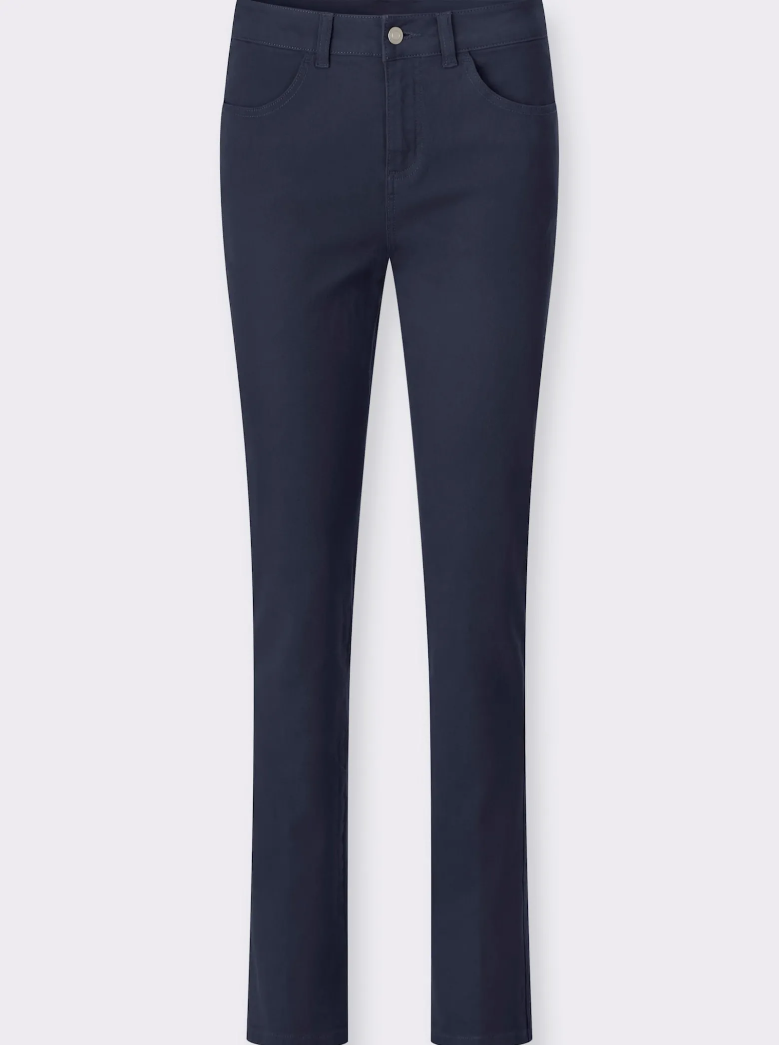 Röhrenjeans in Twill-Qualität