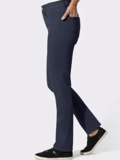 Röhrenjeans in Twill-Qualität