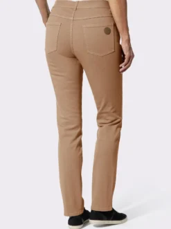 Röhrenjeans in Twill-Qualität