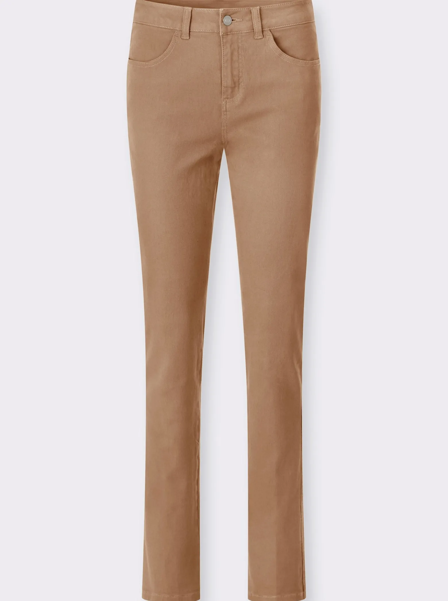 Röhrenjeans in Twill-Qualität