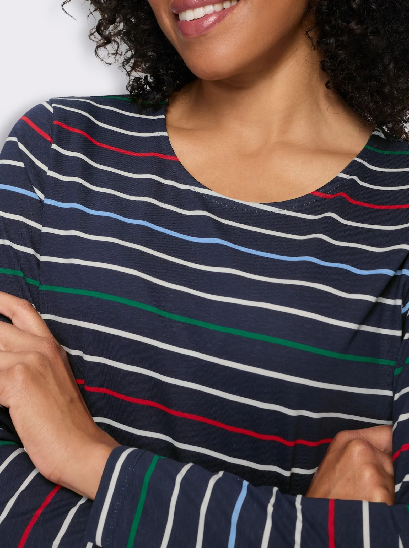Ringelshirt aus reiner Baumwolle