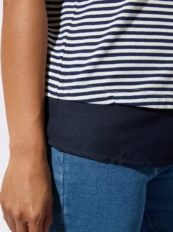 Ringelshirt im Lagen-Look