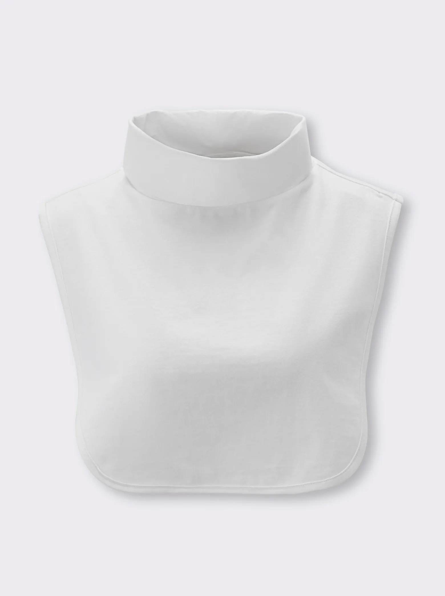 Rollkrageneinsatz aus Single-Jersey