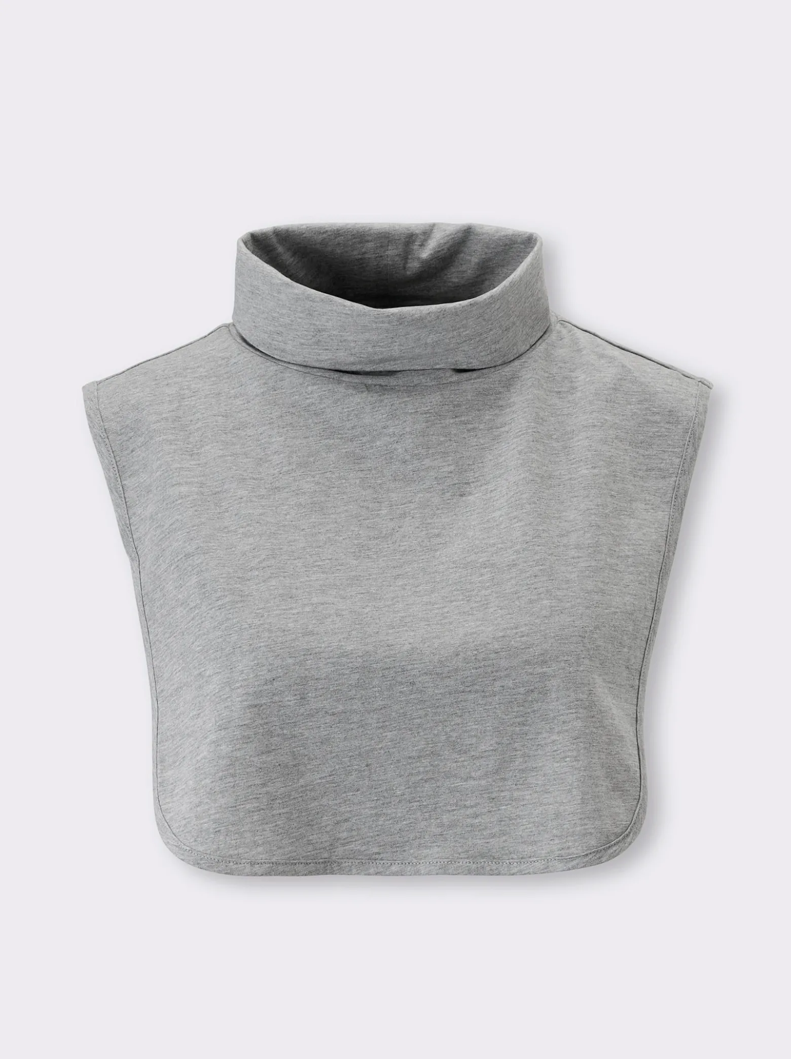 Rollkrageneinsatz aus Single-Jersey