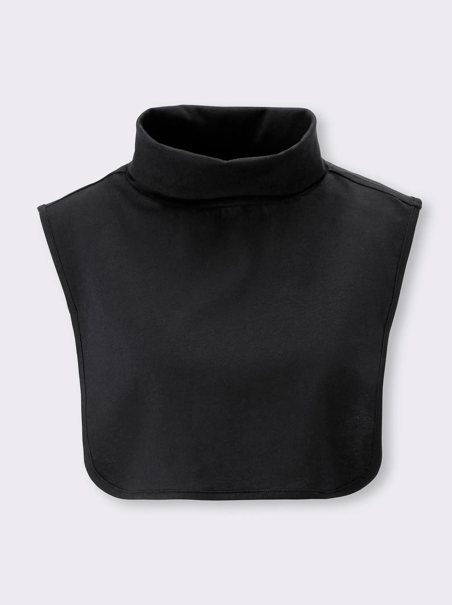 Rollkrageneinsatz aus Single-Jersey