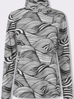 Rollkragenshirt aus reiner Baumwolle