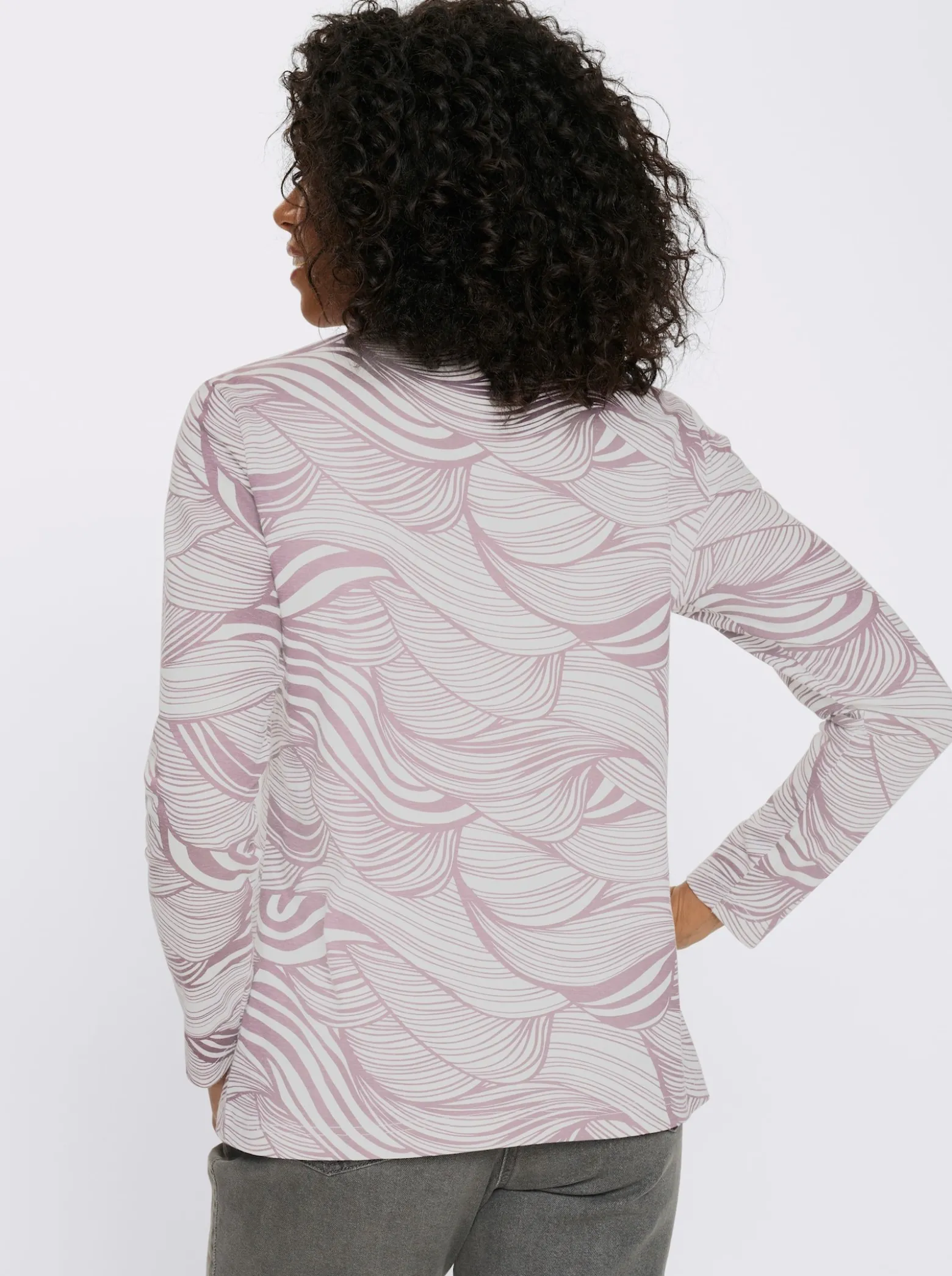 Rollkragenshirt aus reiner Baumwolle