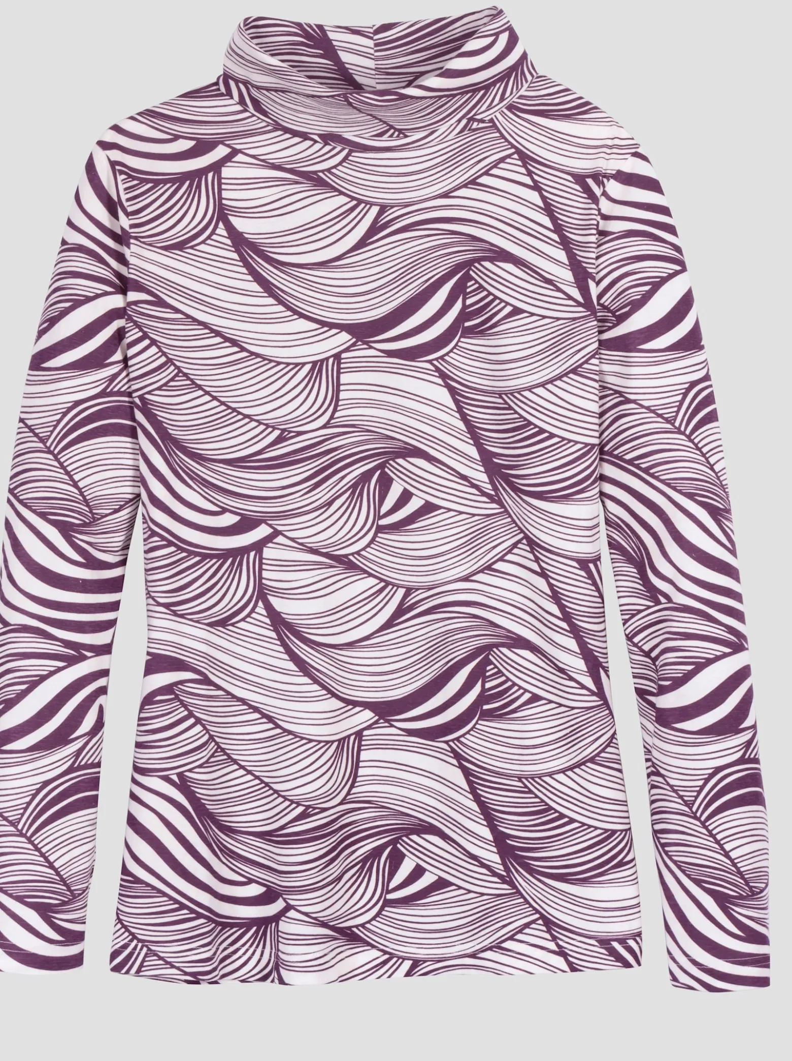 Rollkragenshirt aus reiner Baumwolle