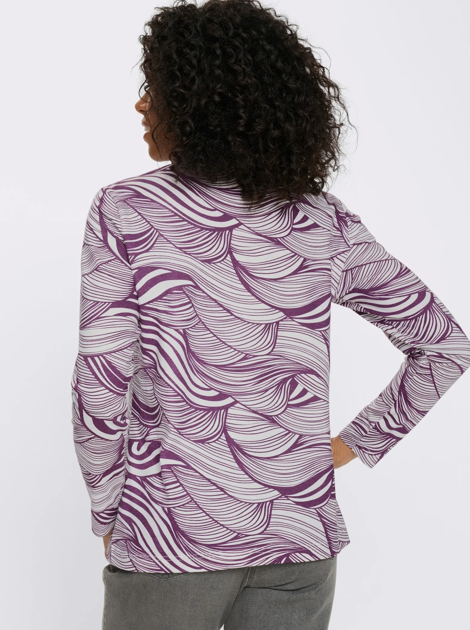 Rollkragenshirt aus reiner Baumwolle